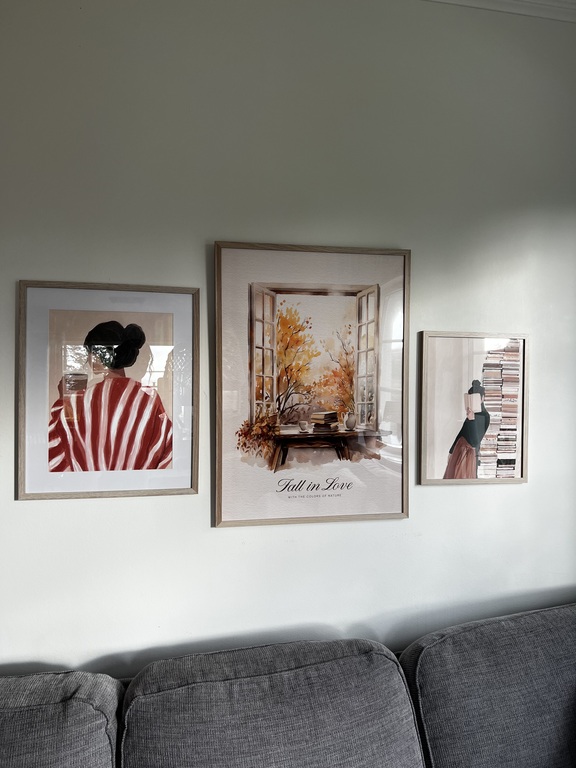 Fina posters. Nu har jag en ”årstidsvägg”!&nbsp;